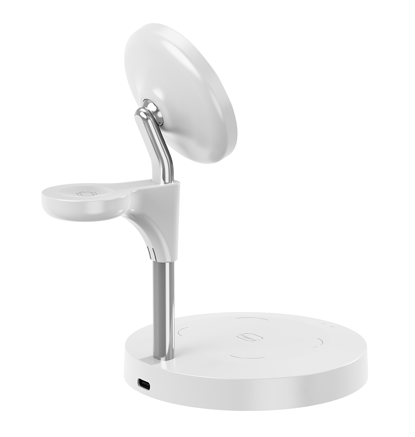 MVR 3 – in – 1 Wireless Charging Station - Black | 15W, MagSafe Compatible Charger - Image 3