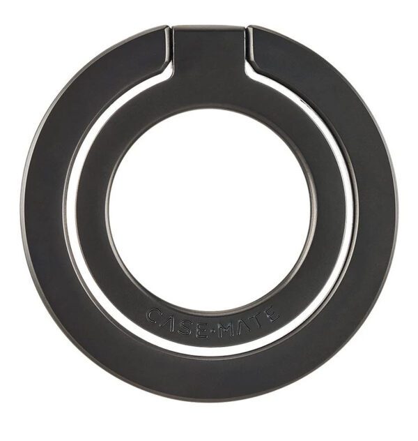 Case-Mate 360° Rotating Ring Stand | Ultra - Slim Phone Grip with Secure Kickstand (Matte Black - Universal Phone Holder) - Image 2
