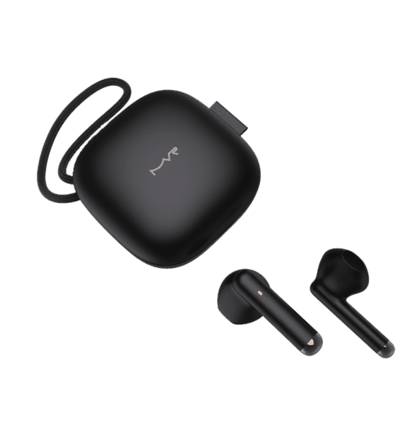 MVR Mavis Wireless Earbuds - Black | Bluetooth 5.2, 25H Playtime, Comfort - Fit & Touch Controls - Image 4