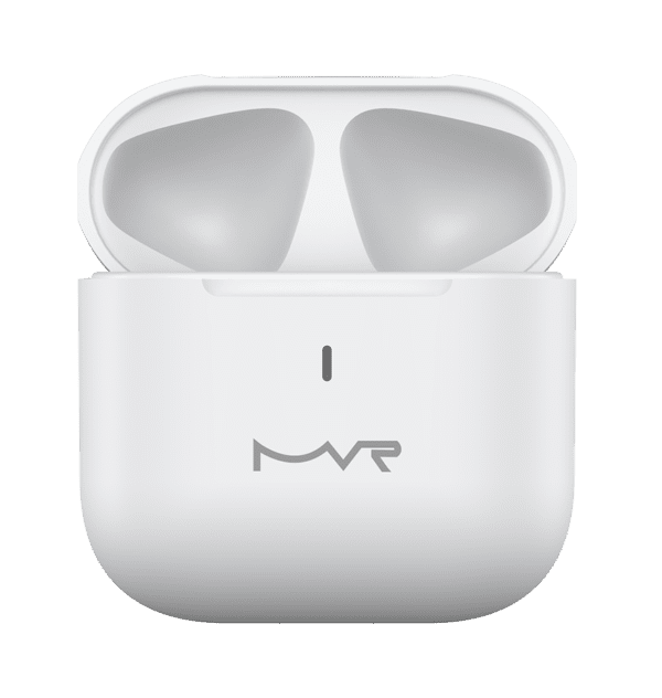 MVR Robin Mini TWS Bluetooth Earphones - White - Image 7