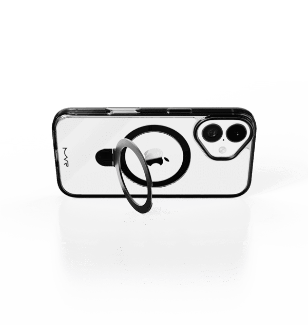 iPhone 16 Plus MVR Stellar Stand Back Cover - Smokey Black - Image 4