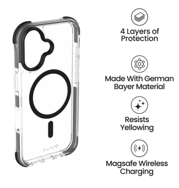 iPhone 16 MVR Robust Back Cover - Black - Image 5
