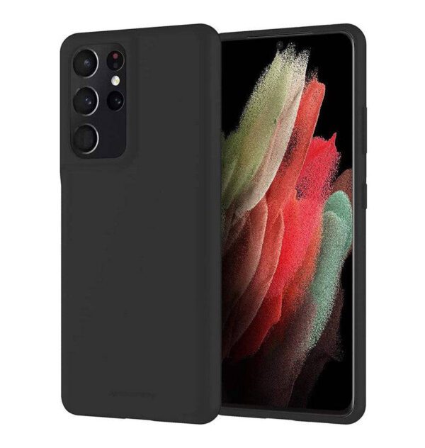 Samsung Galaxy S21 Ultra Mercury Soft Feeling Cover - Black
