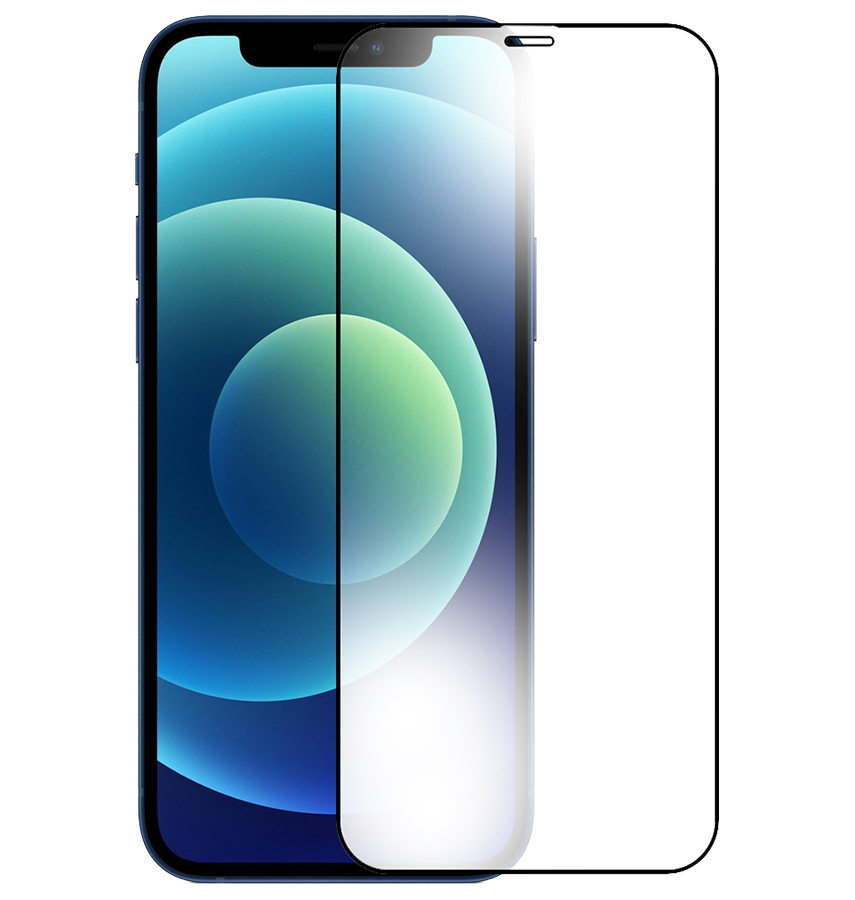 Clear generic tempered glass for iPhone 12/12 Pro, strong and crystal-clear screen protection