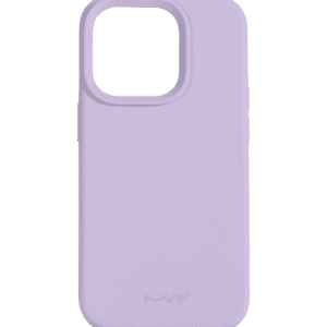 Lavender MVR Liquid Silicone Back Cover for iPhone 15 Plus, soft and stylish protection