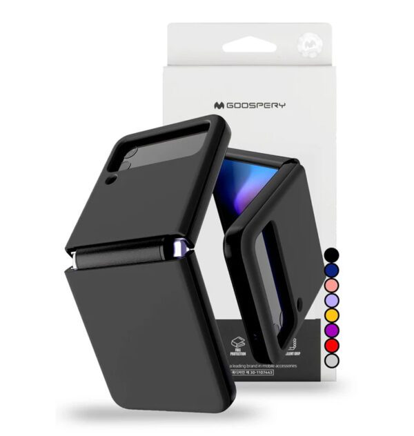 Samsung Galaxy Z Flip 5 Mercury Black Hard Back Cover - Black