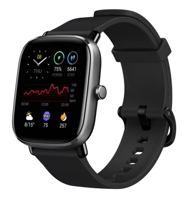 Amazfit GTS Smartwatch - Black | 1.65" AMOLED Display, 14 - Day Battery, GPS, Heart Rate & Sleep Tracking - Image 2