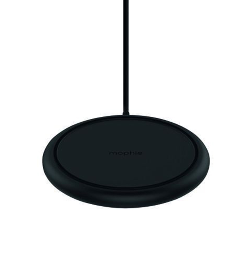 Mophie Dual 10W Wireless Charging Pad/USB Port Phone Charger For Apple/Android - Black