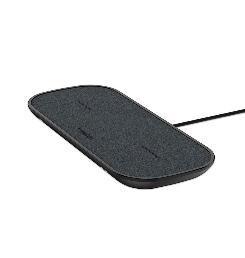 Mophie Dual 10W Wireless Charging Pad/USB Port Phone Charger For Apple/Android
