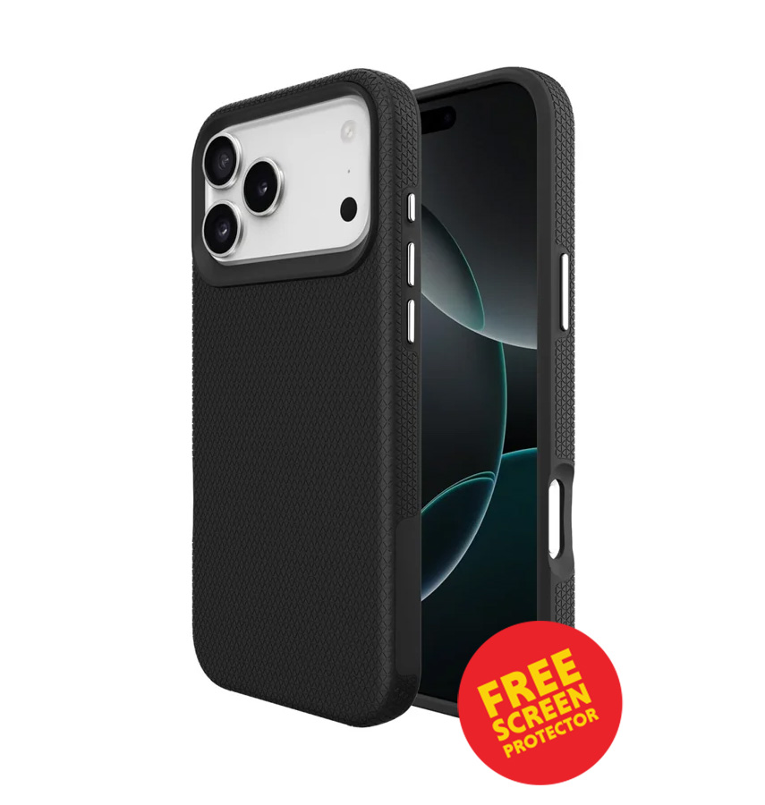 iPhone 17 Pro Triangle MagSafe Case – Black | Stylish Geometric Design, Slim Fit, Magnetic Charging Ready