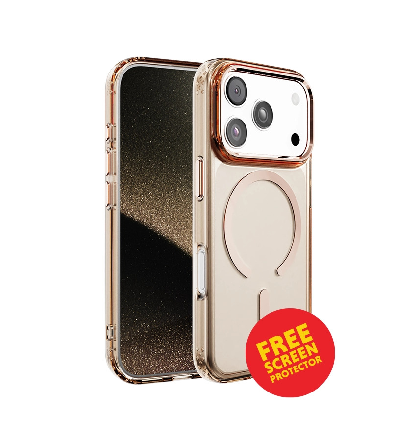 iPhone 17 Pro Impact IMD Case – Rose Gold |  MVR Durable IMD Design, Scratch Resistant, Lightweight Protection