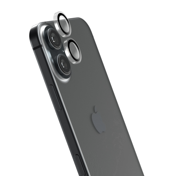 iPhone 17/16/16 Plus Robust Alloy Lens Protector – Clear | MVR Aerospace Aluminum Frame, 9H Hardness, Shock-Absorbent