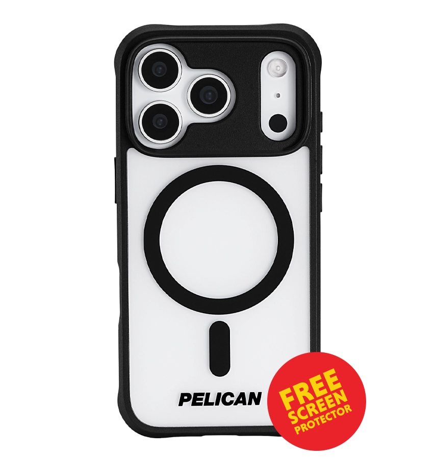 iPhone 17 Pro Case – Clear/Black Frosted | Pelican Ranger MagSafe Cover with Rugged Drop Protection & Stylish Finish