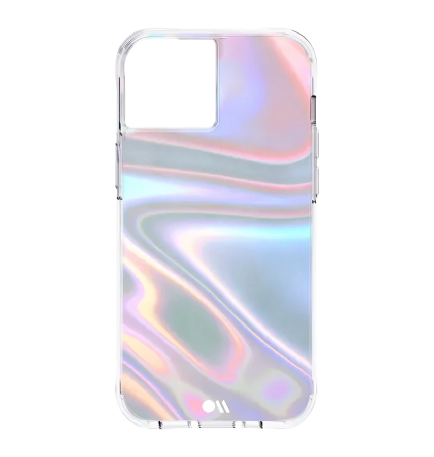 iPhone 12/12 Pro Case – Iridescent | Case-Mate Soap Bubble Cover with Glossy Finish & Impact Protection